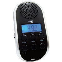 Point S Fahrradradio mit LED schwarz