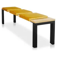 Lycce Klemmkissen / Sitzkissen mit 1 Leiste, Samtbezug Fresh