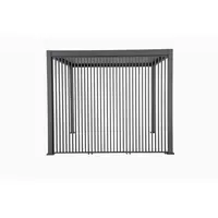 Gardenson Lamellenwand für Pavillon 93 x 2,4 m Anthrazit