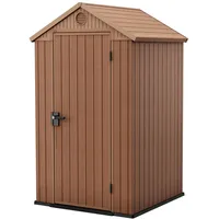 KETER Darwin 4x4 Gerätehaus braun - Gartenhaus Schuppen -