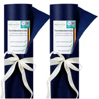 Sensalux Tischdeckenrollen-Set, 2 Stück, stoffähnliches Vlies, Event, Geburtstagsfeier, 1m