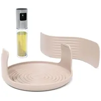 AEG AAFEK2 ZUBEHÖR-SET für Heißluftfritteuse/Zubehör/Schutz gegen Brandflecken/Backform/feiner Ölnebel/Inhalt: 1x
