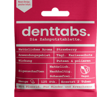 Denttabs Kids Strawberry mit Fluorid (125St)