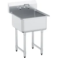 Vevor Edelstahl Spültisch Gewerbliche Spülbecken 686 x 610 x