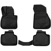 Element Passgenaue Premium 3D Gummimatten Fussmatten Designed für BMW