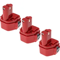 EXTENSILO 3x Akku kompatibel mit Greenlee Gator ECCX, Ek1240,