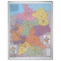 Franken Postleitzahlenkarte »KA440M« grau