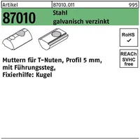 Industrial Quality Supplies ART 87010 Muttern für T-Nuten St.
