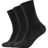 S.Oliver Socken mit Stretch-Anteil im 3er-Pack, Black, 39-42