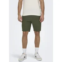 Only & Sons Shorts in Moosgrün - S