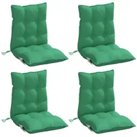 VidaXL Niedriglehner-Auflagen 4 Stk. Grün Oxford-Gewebe