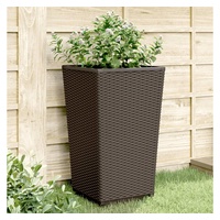 VidaXL Pflanzkübel 4 Stk. Braun 32,5x32,5x57 cm PP -