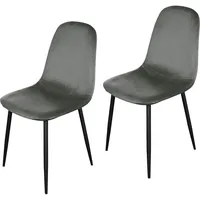 Hti-Living Stuhl Savannah Velvet Grau