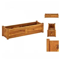 VidaXL Garten-Hochbeet Akazienholz 100x30x25 cm