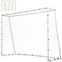 Vevor Fußball Rebounder Kickback Tor Rückprallwand 242X184cm Einstellbar