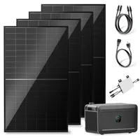 Solakon Balkonkraftwerk 2000W 800W Solaranlage mit Speicher Steckerfertig Komplettset