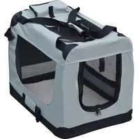 Fudajo Transportbox für Hunde, Katzen XXXL (101x68x70cm), robust, leicht,
