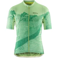 Craft ADV Endur Graphic Jersey M spruce/twig XL