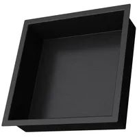 Doporro Wandnische Dusche Schwarz 30 x 30cm Duschablage Bad