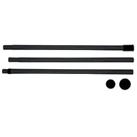 Wenko Teleskopstange für Garderobensystem schwarz 7,5 cm 165,0-300,0 cm