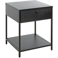 Haku-Möbel HAKU Möbel Konsole Nachttisch Metall schwarz 40,0 x