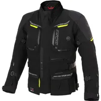 BÜSE Storm, Textiljacke wasserdicht - Schwarz/Neon-Gelb - 60