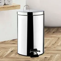 Hi Treteimer 12ltr. aus Edelstahl Maße: ca. Ø: 25