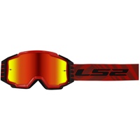 LS2 Charger Pro Offroad-brille - Red - Iridium