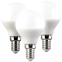 Luminea 3er-Set LED-Tropfen-Lampe E14: 4,9W (ersetzt 40W) 470lm tageslichtweiß
