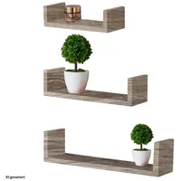 Hti-Living Wandregal 3er-Set Wandboard 3 x 20 x 20