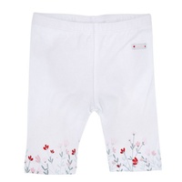 Bondi Trachtenkleid Leggings BLUMENWIESE - weiß 110