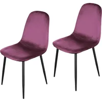 Hti-Living Stuhl Savannah Velvet Pink