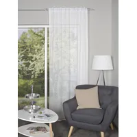 Heine HOME WOHNIDEEN Fertigschal 85274 PANILIA, Raschelspitze, Blätterdesign, Kombiband,