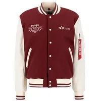 Alpha Industries Varsity Air Force Jacke Red L
