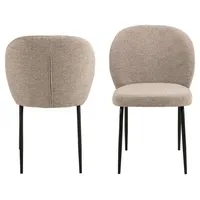 Actona Esszimmerstuhl Patricia Polyester beige 2er Set
