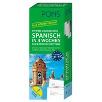 Pons langenscheidt gmbh PONS Power-Vokabelbox Spanisch in 4 Wochen