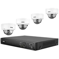 ANNKE N48PAW+I91DG*4+2T LAN IP-Überwachungskamera-Set 8-Kanal mit 4 Kameras 4096
