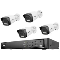 ANNKE N48PAW+I91DD*4+2T LAN IP-Überwachungskamera-Set 8-Kanal mit 4 Kameras 4096