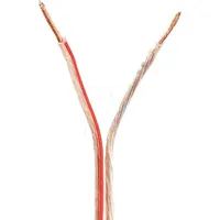 Nedis CAGW1500TR1000 - Lautsprecherkabel 2x1,50mm2 - 100 m Transparent
