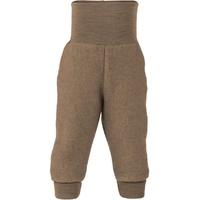 Engel Baby Hose mit Nabelbund Wollfleece, 62-68/62/68 Kinder, walnuss