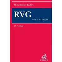C.H. Beck Verlag RVG für Anfänger
