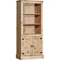 Möbilia Stauraumschrank 81 x 177 x 38 cm gelb
