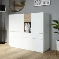 Forte Highboard Lewisville 119,7 x 111,2 x 41 cm