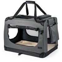 LIONTO Hundetransportbox Hundetasche Hundebox faltbare Kleintiertasche, (s) 50x34x36 cm,