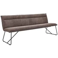 Johann Jakob Sitzbank Taupe, Textil, 3-Sitzer, 200x88x66 cm, erweiterbar,