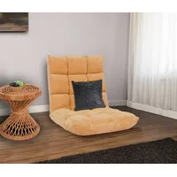 Mendler Bodensessel HWC-N43, Relaxsessel Bodenkissen Klappsessel 6 Relaxpositionen, stabiles