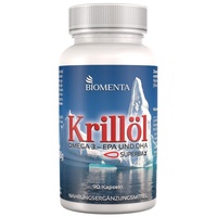 Biomenta Krillöl – 90 Antarktis SUPERBATM Krilloil Kapseln hochdosiert