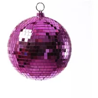 Satisfire Spiegelkugel 20cm pink Discokugel Mirrorball Disko Deko