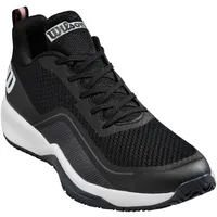 Wilson Rush Pro Lite Tennis Shoe, Black/Ebony/White, 44 2/3