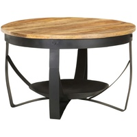 VidaXL Couchtisch Ø68x43 cm Raues Mangoholz